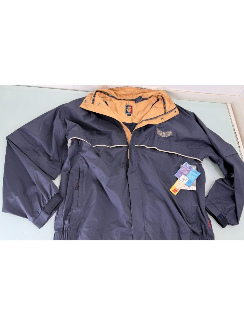 Sunice Tornado Golf Jacket Mens XXL 2XL Full Zip Off Sleeves Vented Beer Logo